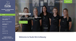 Desktop Screenshot of nudeskinandbeauty.co.nz